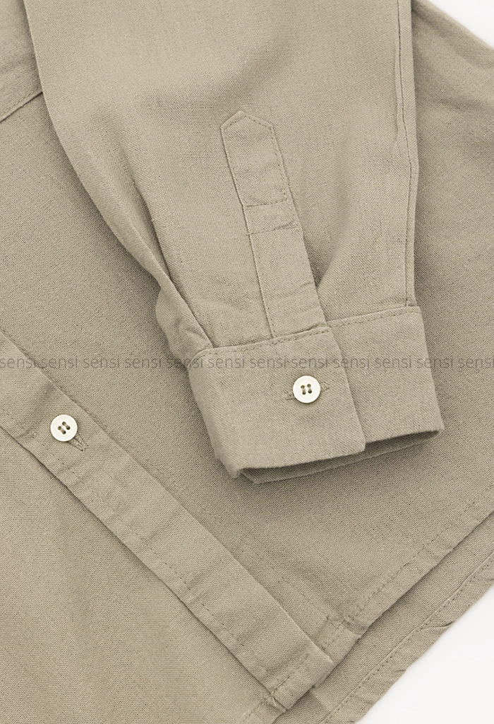 شومیز ساده رنگی لینن کد1005305